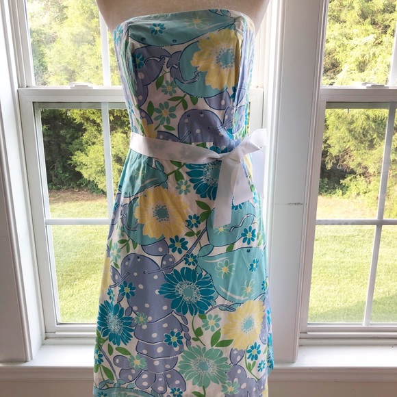Lilly Pulitzer Dresses & Skirts - Lilly Pulitzer Strapless Dress Size 8